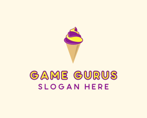 Gelato Ice Cream  Logo