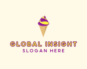 Gelato Ice Cream  Logo