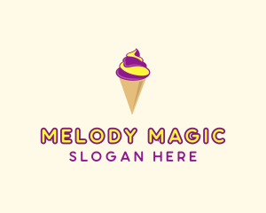 Gelato Ice Cream  Logo