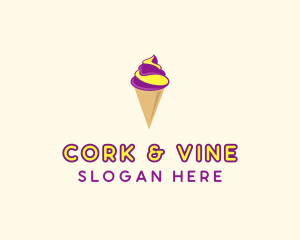 Gelato Ice Cream  logo design