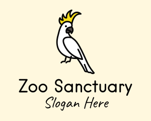 Cockatoo Bird Jungle logo design