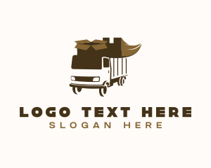 Delivery Truck Shipping logo