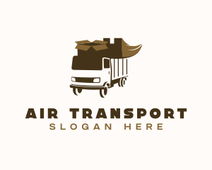 Delivery Truck Shipping logo design