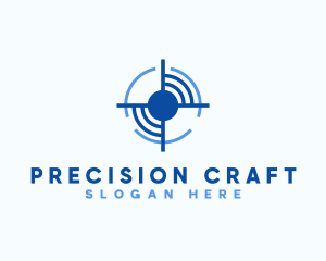 Crosshair Tactical Precision logo design