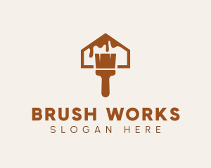 Paint Brush House logo design