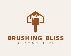 Paint Brush House logo design