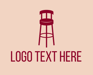 Red Bar Stool  logo