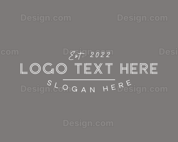 Modern Elegant Brand Logo