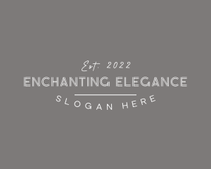 Modern Elegant Brand logo design