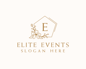 Floral Event Flower logo