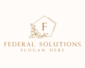 Floral Event Flower logo design