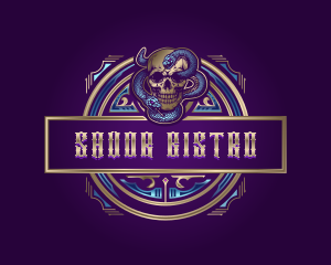 Snake Skull Venom logo design