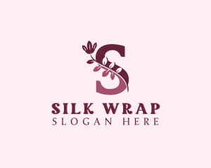 Natural Floral Letter S logo design