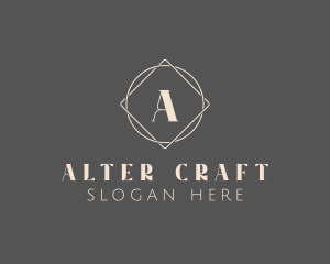 Geometric Minimalist Artisan logo design