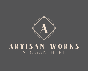 Geometric Minimalist Artisan logo design