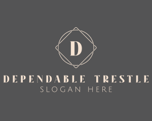 Geometric Minimalist Artisan logo design