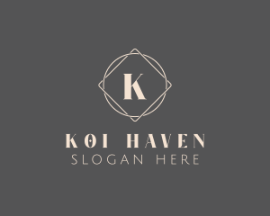 Geometric Minimalist Artisan logo design