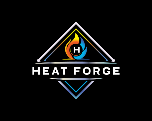 HVAC Heating Cooling logo
