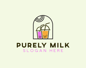 Boba Milk Tea logo