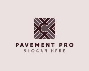 Floor Tile Parquet logo design