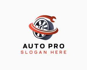 Tire Auto Maintenance logo design