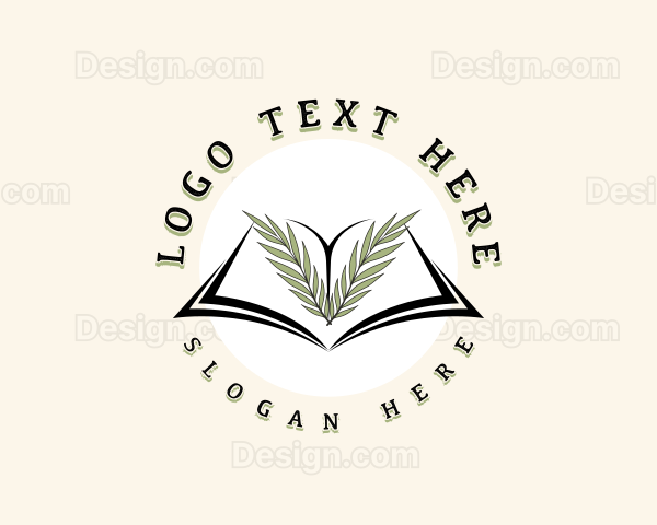 Vintage Book Publisher Logo