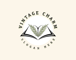 Vintage Book Publisher logo design