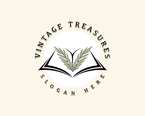 Vintage Book Publisher logo design