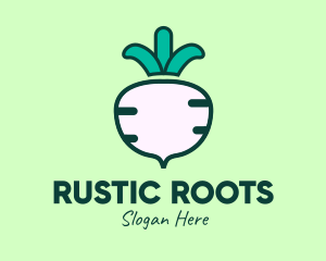 Turnip Vegetable Farm  logo design