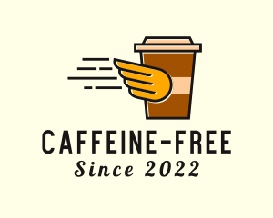 Coffee Drink Express Delivery logo design