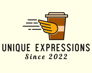 Coffee Drink Express Delivery logo design