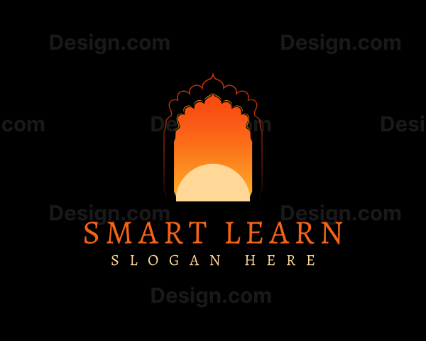 Indian Traditional Archway Logo