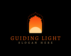 Indian Traditional Archway logo design