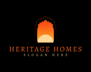 Indian Traditional Archway logo