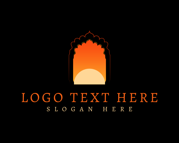 Traditional logo example 3
