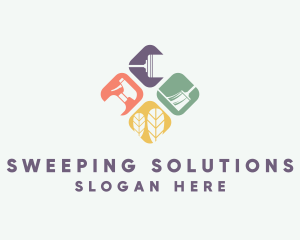 Broom Mop Spray Cleaner logo