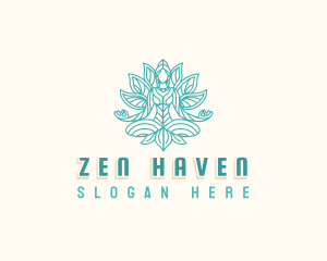 Zen Meditation Yoga logo design