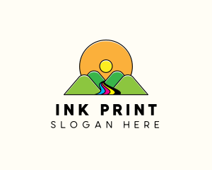 Printing Hills Land logo design