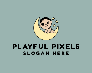 Cute Nighttime Baby logo