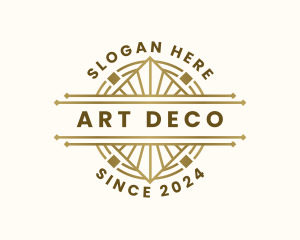 Luxury Art Deco logo design