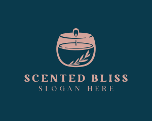 Scented Candle Spa logo design