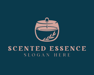 Scented Candle Spa logo design