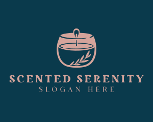 Scented Candle Spa logo design