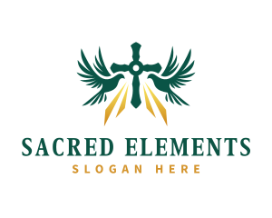 Sacred Cross Dove logo