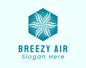 Wind Air Conditioning  logo design