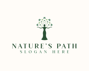 Woman Tree Wellness logo design