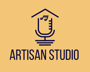 House Studio Recording  logo design