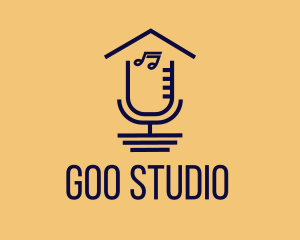 House Studio Recording  logo design