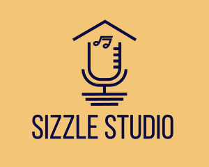 House Studio Recording  logo design