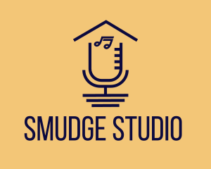 House Studio Recording  logo design